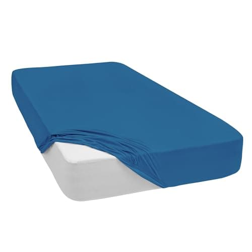 Mixibaby Spannbettlaken Jersey 100% Baumwolle – 180 x 200 cm, Hellgrau