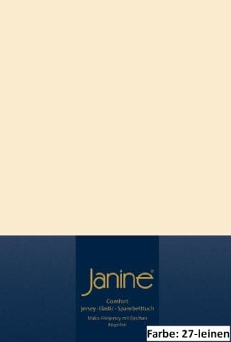 Janine Spannbettlaken Mako-Feinjersey Classic Jersey für Matratzen 180–200 x 200 cm