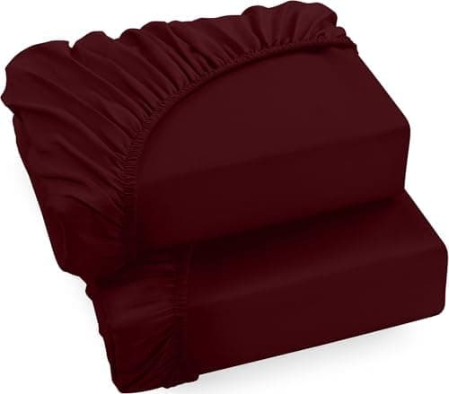 Utopia Bedding 2er-Set Spannbettlaken 140 x 200 cm – OEKO-TEX MADE IN GREEN zertifiziert – 35 cm Tiefe Tasche