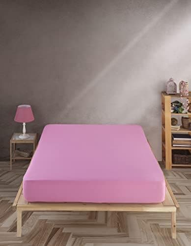 Vency Spannbettlaken 90x200 cm – 100% Baumwolle, für Matratzen bis 35 cm