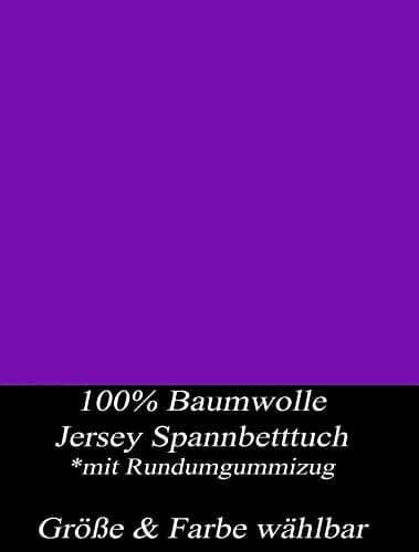 Leonado Vicenti Spannbetttuch – 100% Baumwolle Jersey, ÖKO‑TEX Standard 100 – 180×200–200×200 cm