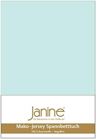 Janine Spannbettlaken Mako-Feinjersey Classic Jersey für Matratzen 180–200 x 200 cm