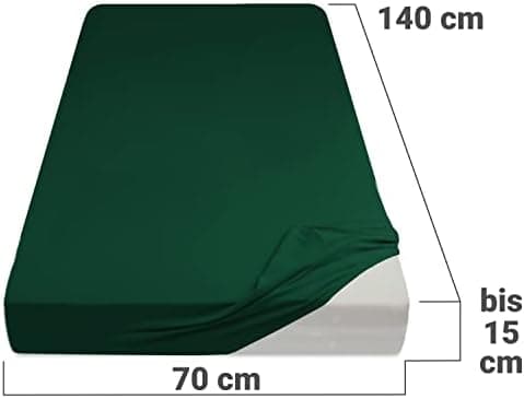 Jersey-Spannbetttuch – 100% Baumwolle, 180–200 x 200 cm