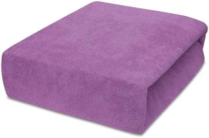 Elastisches Jersey-Spannbettlaken 90x180 cm – 100% Baumwolle, kuschelig warm