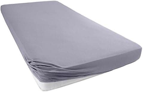 Jersey-Spannbettlaken 100% Baumwolle – 90–100×200 cm, für Matratzen bis 25 cm (Steghöhe bis 23 cm), Beige