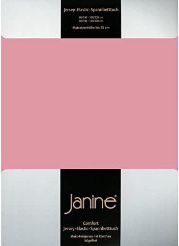 Janine Spannbettlaken Mako-Feinjersey Classic Jersey für Matratzen 180–200 x 200 cm