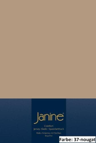 Janine Spannbettlaken Mako-Feinjersey Classic Jersey für Matratzen 180–200 x 200 cm