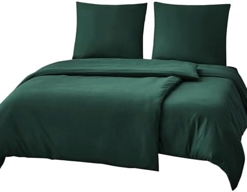 RUIKASI Bettwäsche-Set 4-teilig 135x200 Mikrofaser, 2x Bettbezug 135x200 + 2x Kissenbezug 80x80 cm, OEKO‑TEX, weich & bü