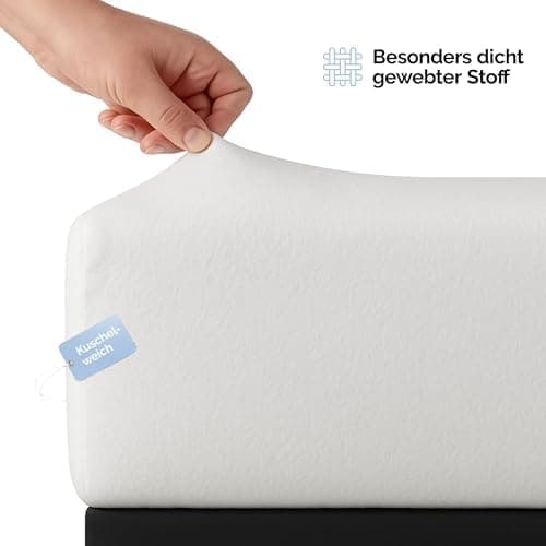 Spannbettlaken 120x200 cm – Jersey 100% Baumwolle – für Matratzen bis 25 cm Höhe