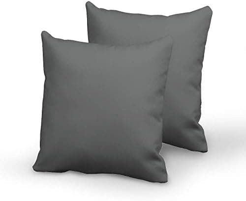 Pizuna Kissenbezüge 2er-Pack 40 x 80 cm Dunkelblau – 100% Langstapel-Baumwolle, 400 Fadenzahl