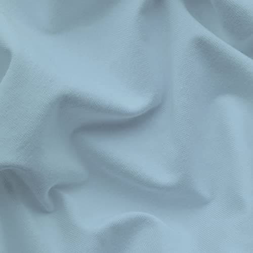 Schlafgut Pure Spannbettlaken 90x200 bis 100x220 cm – 95% Bio-Baumwolle & 5% Elasthan, Oeko-TEX zertifiziert – passend f