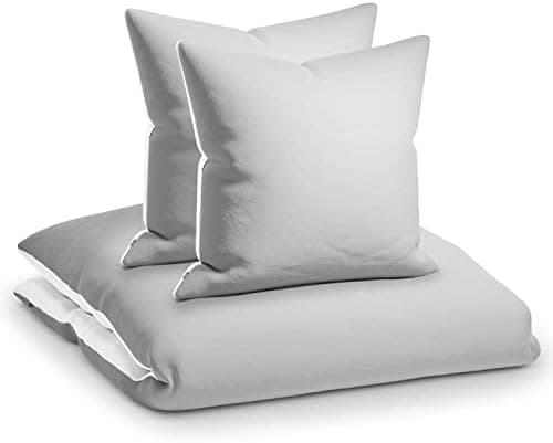 sleepwise Bettwäsche 135x200 Mikrofaser – ÖKO‑TEX zertifiziert, bügelfrei & knitterfrei, 2‑tlg. (inkl. 80x80 cm Kissenbe