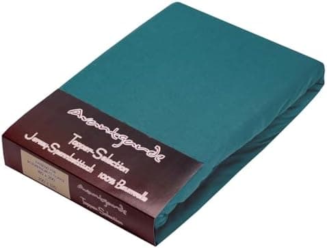 AVANTGARDE Spannbettlaken 180x200–200x220 cm, 40 cm Steg – 100% Jersey-Baumwolle 170 g/m², OEKO-TEX – passend für Boxspr