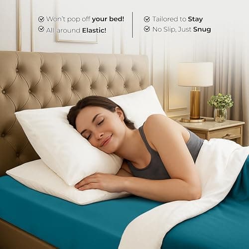 Utopia Bedding 2er-Set Spannbettlaken 140 x 200 cm – OEKO-TEX MADE IN GREEN zertifiziert – 35 cm Tiefe Tasche