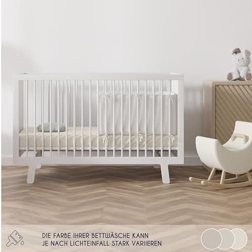 Dreamzie Spannbettlaken 90x190/200 cm – 100% Jersey‑Baumwolle, OEKO‑TEX STANDARD 100