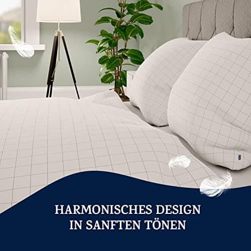 sleepwise Bettwäsche 135x200 Mikrofaser – ÖKO‑TEX zertifiziert, bügelfrei & knitterfrei, 2‑tlg. (inkl. 80x80 cm Kissenbe
