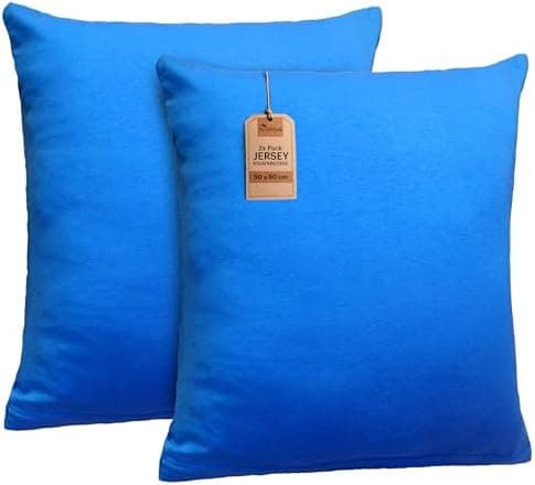 NatureMark Jersey Kissenbezüge – weich & atmungsaktiv, hautfreundlich – 40x40 cm, Anthrazit