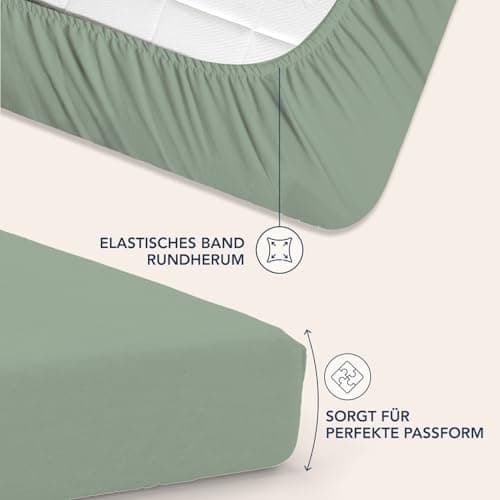 Dreamzie Spannbettlaken – 100% Mikrofaser, 35 cm Tiefe Tasche