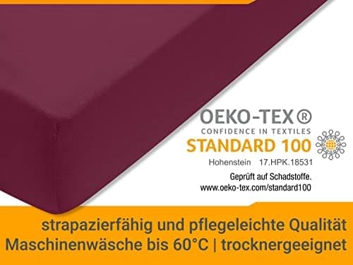 Jersey-Spannbetttuch – 100% Baumwolle, 180–200 x 200 cm
