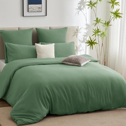 WAVVE Bettwäsche 135x200 – 4‑teiliges Mikrofaser‑Set Anthrazit (inkl. 2×80×80 cm Kissenbezüge) mit Reißverschluss, OEKO‑
