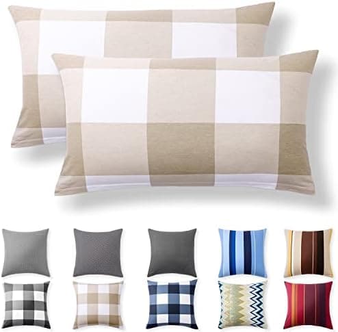 2er-Set Kissenbezüge 40 x 80 cm – Renforcé, 100% Baumwolle, superweich mit Reißverschluss, Babyrosa