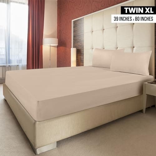 Utopia Bedding 2er-Set Spannbettlaken 140 x 200 cm – OEKO-TEX MADE IN GREEN zertifiziert – 35 cm Tiefe Tasche