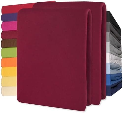 CelinaTex Jersey-Spannbettlaken 90x200–100x200 cm bis 26 cm Matratzenhöhe | 100% gekämmte Baumwolle | OEKO‑TEX STANDARD
