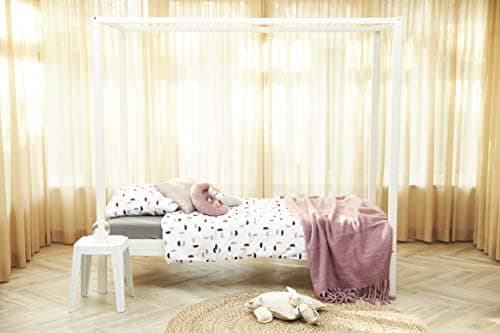 Meyco Home Spannbettlaken (Jersey) – 100% Baumwolle, 120×200 cm (für Matratzen bis 30 cm)