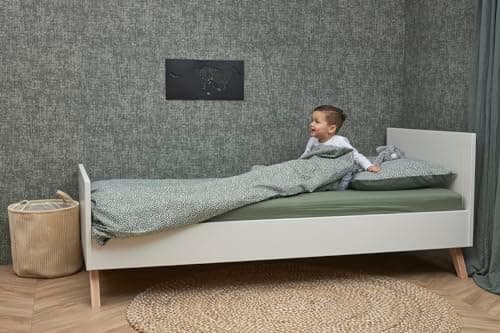Meyco Home Spannbettlaken (Jersey) – 100% Baumwolle, 120×200 cm (für Matratzen bis 30 cm)