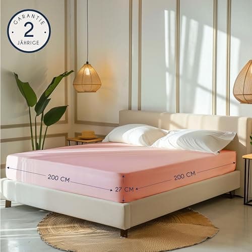 Dreamzie Spannbettlaken 90x190/200 cm – 100% Jersey‑Baumwolle, OEKO‑TEX STANDARD 100