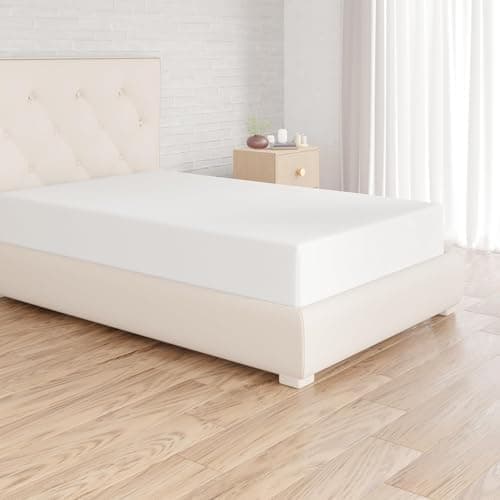 Amazon Basics Spannbettlaken – Mikrofaser Spannbetttuch 150 x 200 x 30 cm (für Matratzen bis 30 cm)