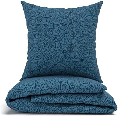 LARAWELL Bettwäsche-Set 135x200 Baumwolle