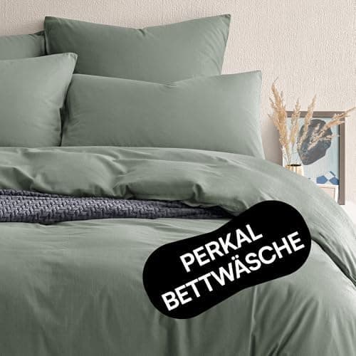 Perkal Kissenbezug Set 40x80 cm (2er) – 100% Bio-Baumwolle