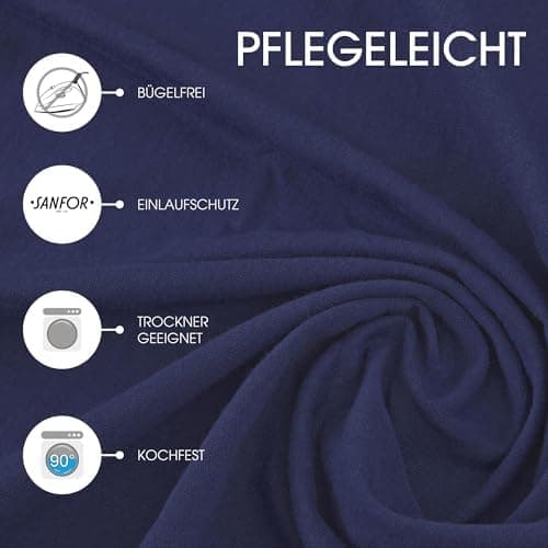 CelinaTex Jersey-Spannbettlaken 90x200–100x200 cm bis 26 cm Matratzenhöhe | 100% gekämmte Baumwolle | OEKO‑TEX STANDARD