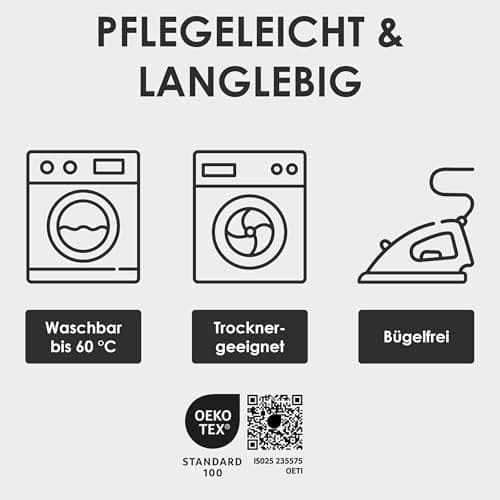 Jersey-Spannbettlaken / Spannbetttuch – 100% Baumwolle, 180x200–200x200 cm