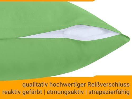 Doppelpack Baumwoll-Kissenbezüge 40 x 15 cm – Navyblau, schlichtes modernes Design