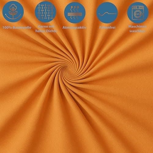 Spannbettlaken 120x200 cm – Jersey 100% Baumwolle – für Matratzen bis 25 cm Höhe