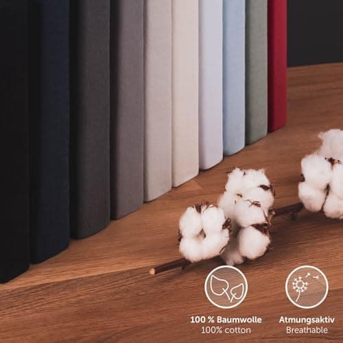 Blumtal® Premium Spannbettlaken 120x200 cm – 100% Baumwolle, OEKO‑TEX® STANDARD 100 – für Matratzen bis 25 cm