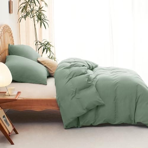 WAVVE Bettwäsche 135x200 – 4‑teiliges Mikrofaser‑Set Anthrazit (inkl. 2×80×80 cm Kissenbezüge) mit Reißverschluss, OEKO‑