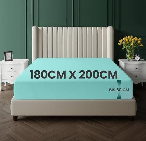 Utopia Bedding Spannbettlaken 120 x 200 cm für Matratzen bis 30 cm – gebürstete Mikrofaser, OEKO‑TEX® STANDARD 100