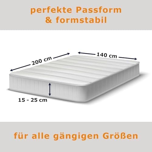 home4good Spannbettlaken 120x200 cm – Jersey 100% Baumwolle (OEKO-TEX STANDARD 100) – für Matratzenhöhe 15–25 cm, Weiß