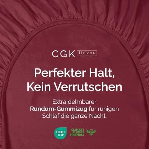 Spannbettlaken 180x200 cm – Extra tiefes Spannbetttuch bis 40 cm (16") – Weiche gebürstete Mikrofaser, knitterfrei & sch