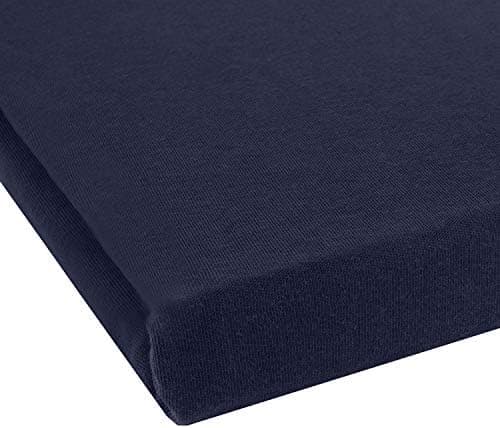 NatureMark Jersey-Spannbettlaken – 100% Baumwolle, 120 x 200 cm (Schoko Braun)