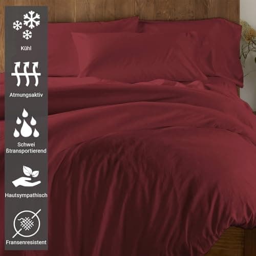 Pizuna Kissenbezüge 2er-Pack 40 x 80 cm Dunkelblau – 100% Langstapel-Baumwolle, 400 Fadenzahl