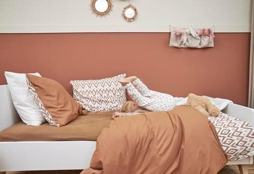 Meyco Home Spannbettlaken (Jersey) – 100% Baumwolle, 120×200 cm (für Matratzen bis 30 cm)