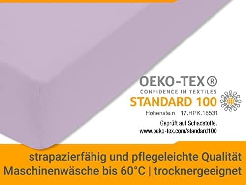 Jersey-Spannbetttuch – 100% Baumwolle, 180–200 x 200 cm