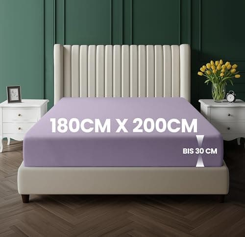Utopia Bedding Spannbettlaken 120 x 200 cm für Matratzen bis 30 cm – gebürstete Mikrofaser, OEKO‑TEX® STANDARD 100