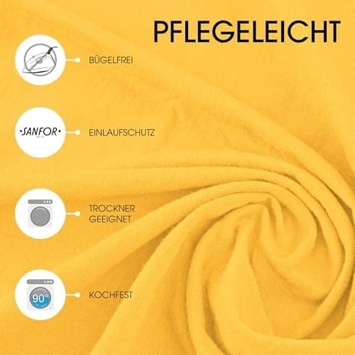 CelinaTex Jersey-Spannbettlaken 90x200–100x200 cm bis 26 cm Matratzenhöhe | 100% gekämmte Baumwolle | OEKO‑TEX STANDARD