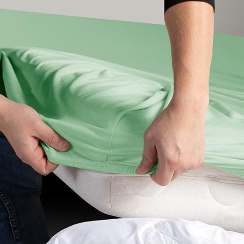 DecoKing Spannbettlaken 180 x 200 & 200 x 200 cm – 100% gekämmte Baumwolle (Jersey)