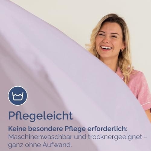 Spannbettlaken 180x200 cm – Extra tiefes Spannbetttuch bis 40 cm (16") – Weiche gebürstete Mikrofaser, knitterfrei & sch